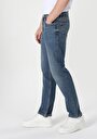thumb-Afficher les détails de 046 Marco Pantalon Bleu Foncé   En  Loose Straight Fit Homme