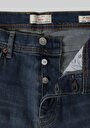 thumb-Afficher les détails de 046 Marco Pantalon Bleu Foncé   En  Loose Straight Fit Homme
