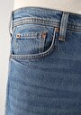 thumb-Afficher les détails de 058 Otto Pantalon Bleu   En  Loose Tapered Fit Homme