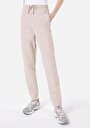 thumb-Afficher les détails de Pantalon De Survêtement Beige Regular Fit Femme