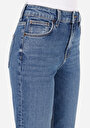 thumb-Afficher les détails de 896  Maria Pantalon  Tapered Leg High Rise En Jean Mom Fit Femme