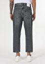 thumb-Afficher les détails de 057 Milas Pantalon Gris   En  Loose Relaxed Fit Homme