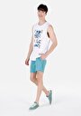 thumb-Afficher les détails de Short De Bain Bleu Slim Fit  Homme