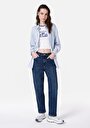 thumb-Afficher les détails de Chemise À Manches Longues Bleu Regular Fit   Femme