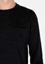 thumb-Afficher les détails de T-shirt À Manches Longues Noir Regular Fit  Homme