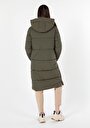 thumb-Afficher les détails de Manteau  Kaki Regular Fit  Femme
