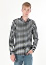 thumb-Afficher les détails de Chemise À Manches Longues Marine    Homme