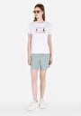 thumb-Afficher les détails de Short Vert Regular Fit Femme