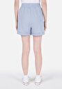 thumb-Afficher les détails de Short Bleu Regular Fit Femme
