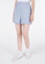 thumb-Afficher les détails de Short Bleu Regular Fit Femme