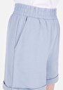 thumb-Afficher les détails de Short Bleu Regular Fit Femme
