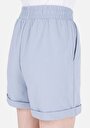thumb-Afficher les détails de Short Bleu Regular Fit Femme
