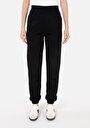 thumb-Afficher les détails de Pantalon De Survêtement Noir Regular Fit Femme