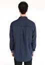 thumb-Afficher les détails de Chemise À Manches Longues Marine    Homme