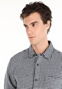 thumb-Afficher les détails de Chemise À Manches Longues Marine    Homme
