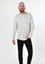 thumb-Afficher les détails de T-shirt À Manches Longues Gris Regular Fit  Homme