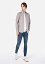 thumb-Afficher les détails de Chemise À Manches Longues Beige Slim Fit   Homme