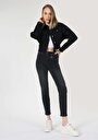 thumb-Afficher les détails de 703 Carla Pantalon Noir   En  Slim Fit Femme