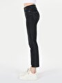 thumb-Afficher les détails de 703 Carla Pantalon Noir   En  Slim Fit Femme