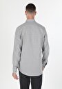 thumb-Afficher les détails de Chemise À Manches Longues Gris Regular Fit   Homme