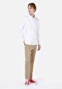 thumb-Afficher les détails de Chemise À Manches Longues Blanc Slim Fit   Homme