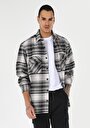 thumb-Afficher les détails de Chemise À Manches Longues Gris Comfort Fit   Homme