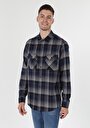 thumb-Afficher les détails de Chemise À Manches Longues Bleu Regular Fit   Homme