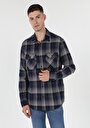thumb-Afficher les détails de Chemise À Manches Longues Bleu Regular Fit   Homme