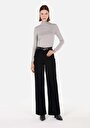 thumb-Afficher les détails de Pull Gris Slim Fit Manches Longues  Femme