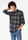 thumb-Afficher les détails de Chemise À Manches Longues Anthracite Regular Fit   Homme