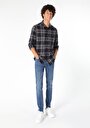thumb-Afficher les détails de Chemise À Manches Longues Anthracite Regular Fit   Homme