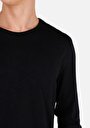 thumb-Afficher les détails de T-shirt À Manches Longues Noir Regular Fit  Homme
