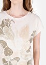 thumb-Afficher les détails de T-shirt À Manches Courtes Ecru   Femme