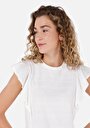 thumb-Afficher les détails de T-shirt À Manches Courtes Blanc Regular Fit Jakarli Femme