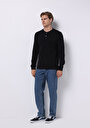thumb-Afficher les détails de T-shirt À Manches Longues Noir Slim Fit  Homme
