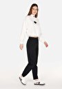 thumb-Afficher les détails de Pantalon De Survêtement Noir Regular Fit Femme
