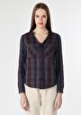 thumb-Afficher les détails de Chemise À Manches Longues Marine    Femme