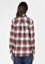 thumb-Afficher les détails de Chemise À Manches Longues Bordeaux Regular Fit   Femme