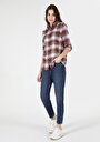 thumb-Afficher les détails de Chemise À Manches Longues Bordeaux Regular Fit   Femme