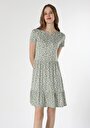 thumb-Afficher les détails de Robe Vert Regular Fit    Femme