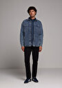 thumb-Afficher les détails de Pantalon Noir Straight Leg Low Rise En Chino Straight Fit Homme