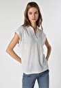 thumb-Afficher les détails de T-shirt À Manches Courtes Blanc Regular Fit  Femme