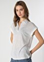 thumb-Afficher les détails de T-shirt À Manches Courtes Blanc Regular Fit  Femme