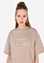 thumb-Afficher les détails de T-shirt À Manches Courtes  Comfort Fit Imprimé Femme