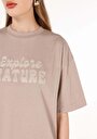 thumb-Afficher les détails de T-shirt À Manches Courtes  Comfort Fit Imprimé Femme