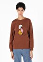 thumb-Afficher les détails de Pull-over Marron Regular Fit  Femme