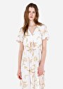 thumb-Afficher les détails de Robe Ecru Regular Fit    Femme