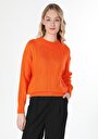 thumb-Afficher les détails de Pull Orange Regular Fit   Femme