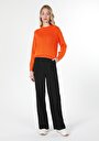 thumb-Afficher les détails de Pull Orange Regular Fit   Femme