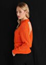 thumb-Afficher les détails de Pull Orange Regular Fit   Femme